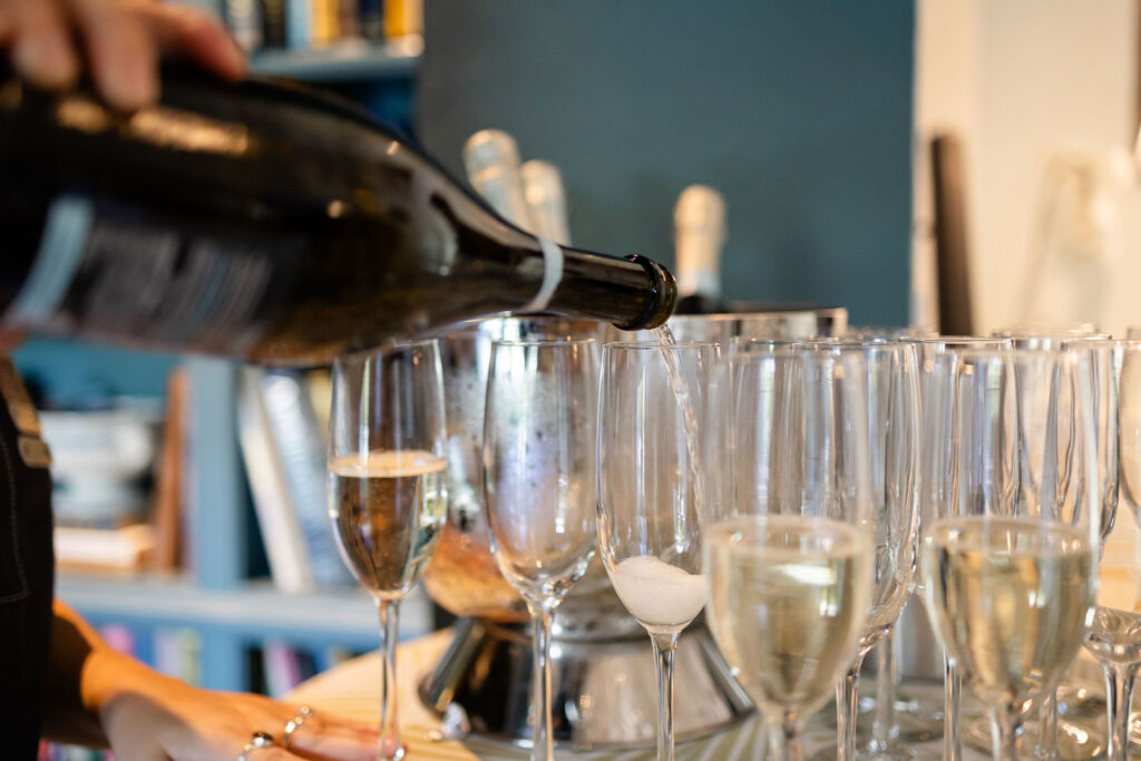 Glass and drink bottle