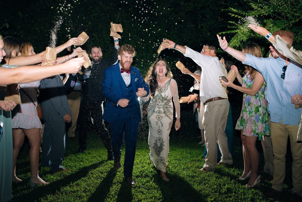 Annie & Brandon wedding party 