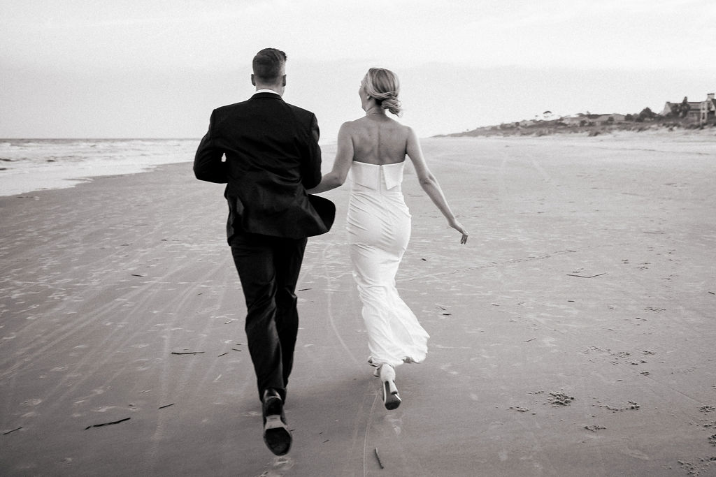 wedding shoot on beach