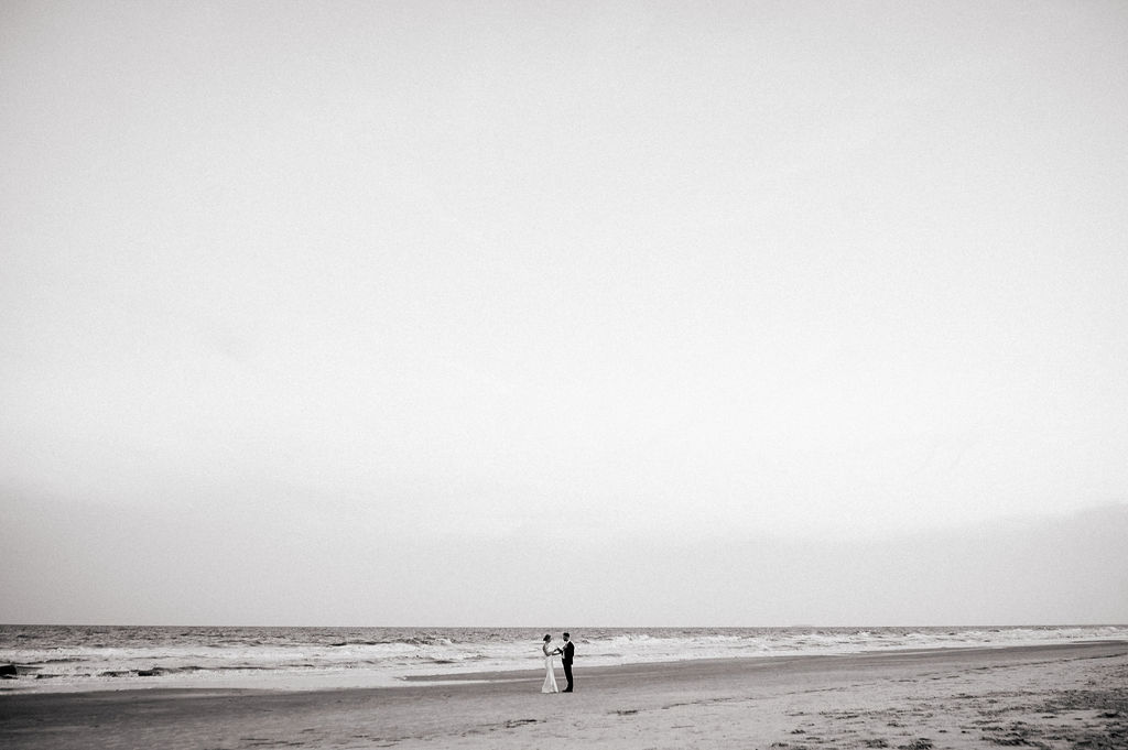 wedding shoot on beach