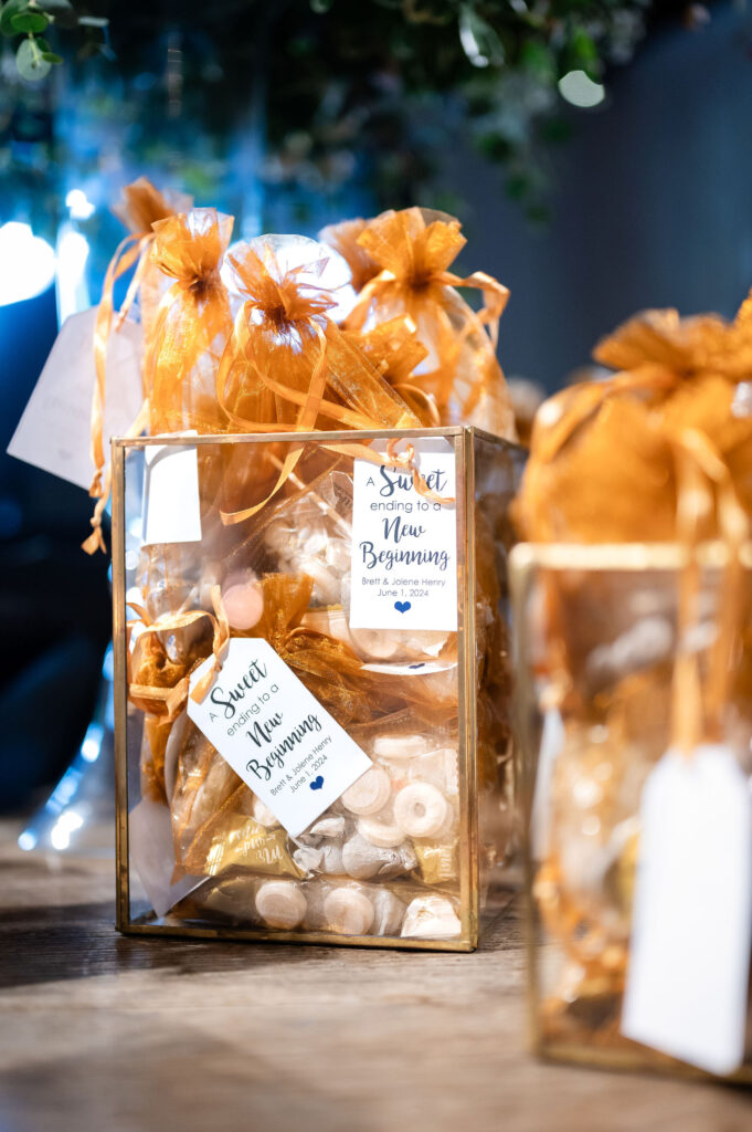 Jolene and Brett wedding sweet gift