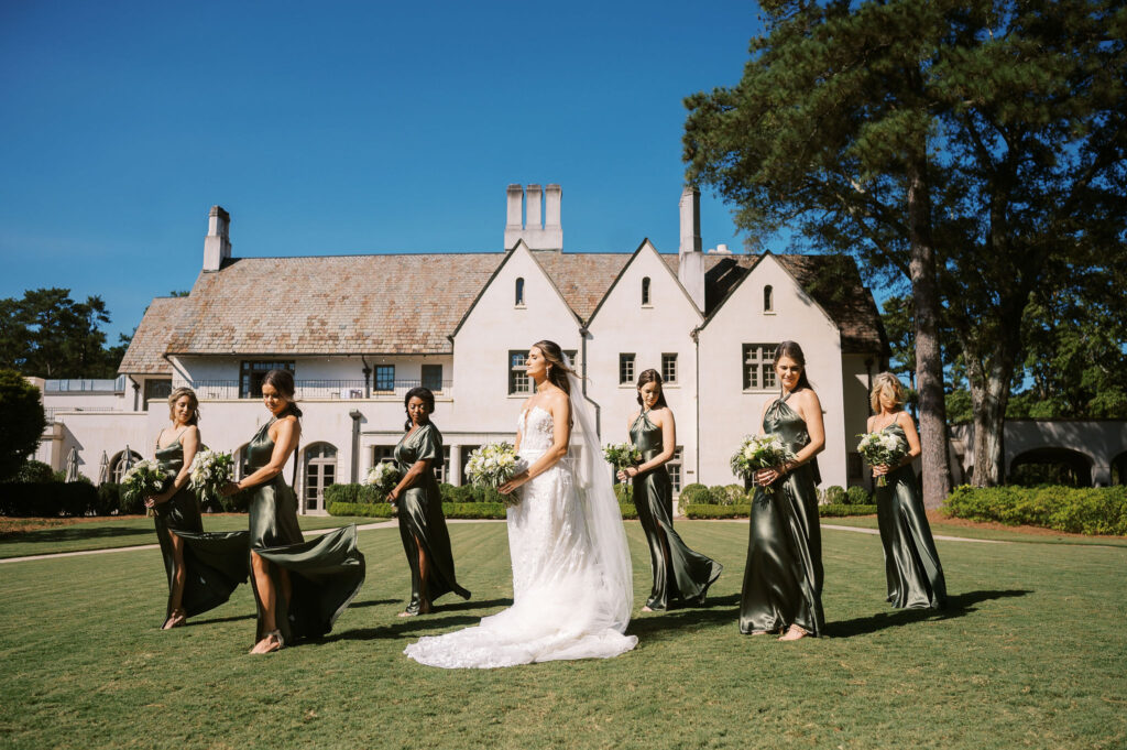 Julia wedding group photography Country Club