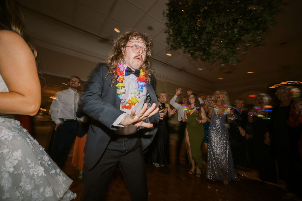 Julia and Shawn wedding party photography dance