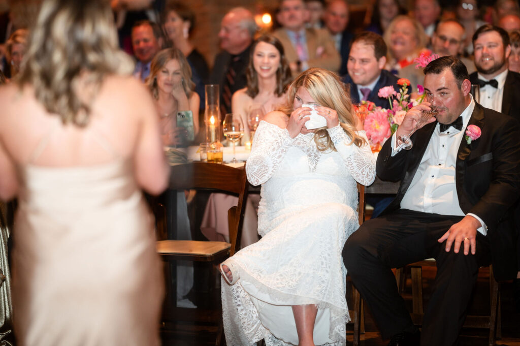 Shannon got emotional on her wedding